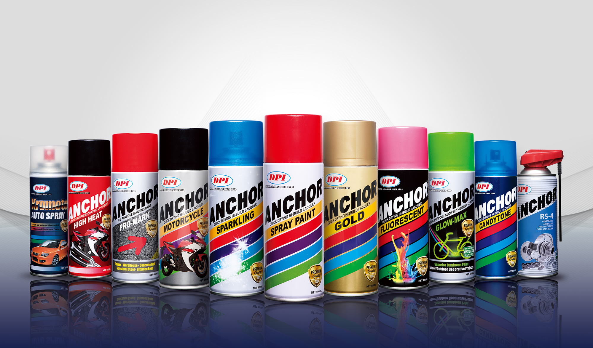 Anchor Spray Paint Color Chart