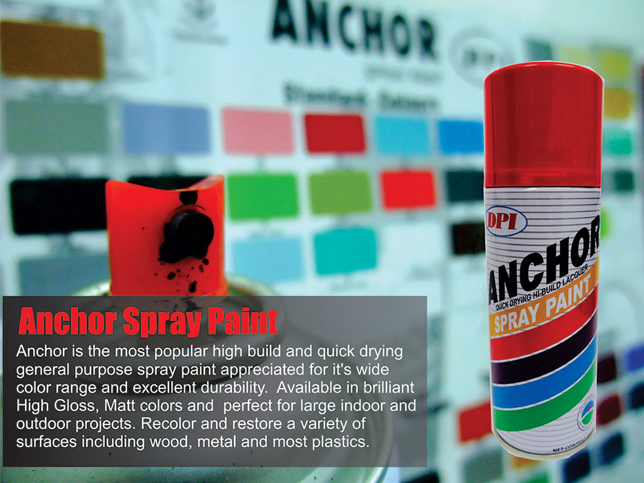 Canbrush Spray Paint Colour Chart